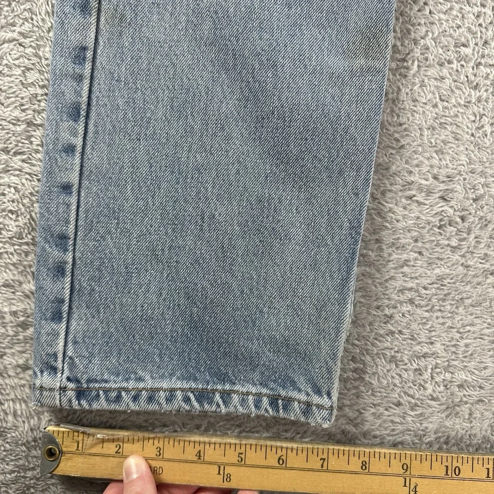 Vintage Levi's 505 Mens 31x32 (28x30) Regular Fit Straight Leg Blue‎ Stained